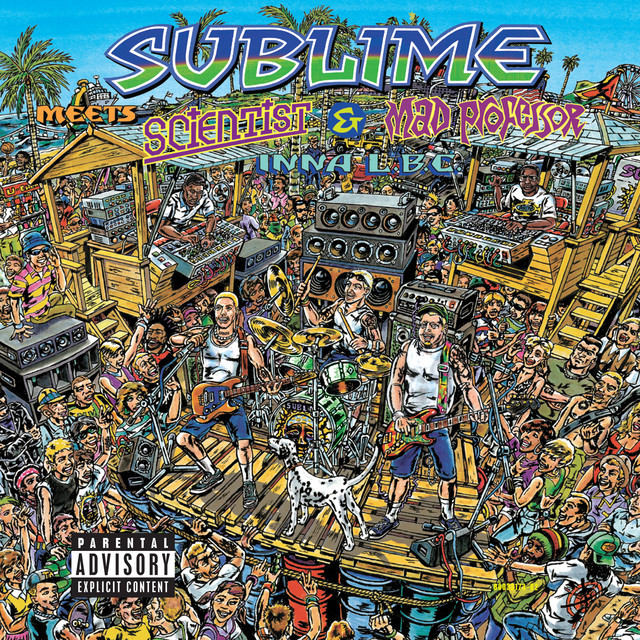 Sublime Meets Scientist & Mad Professor Inna L.B.C. album cover