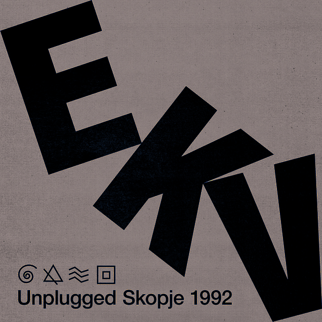 EKV Unplugged Skopje 1992 album cover