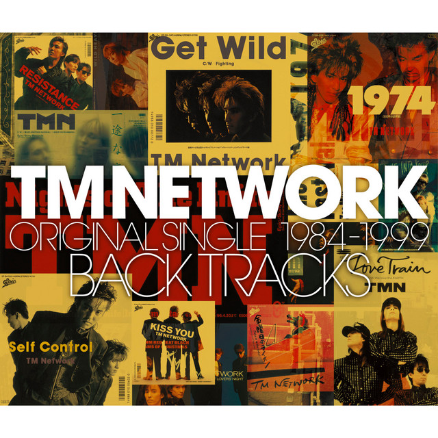 TM NETWORK ORIGINAL SINGLE BACK TRACKS 1984-1999 album cover