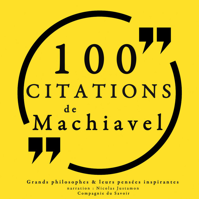 100 citations de Machiavel (Collection 100 citations) album cover