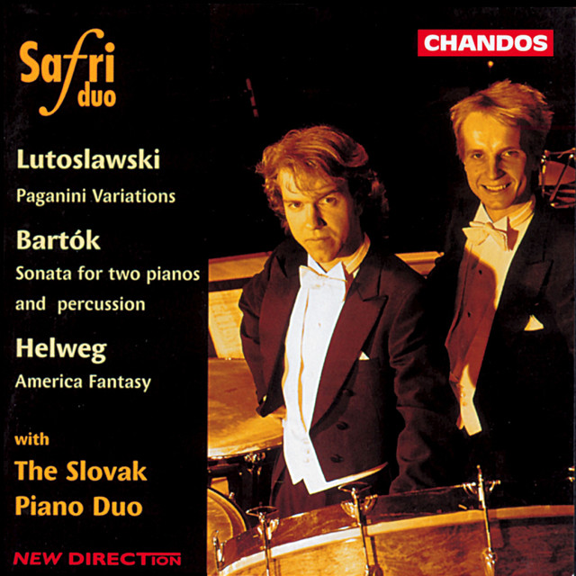 Bartók: Sonatas - Lutoslawski: Paganini Variations - Helweg: America Fantasy album cover