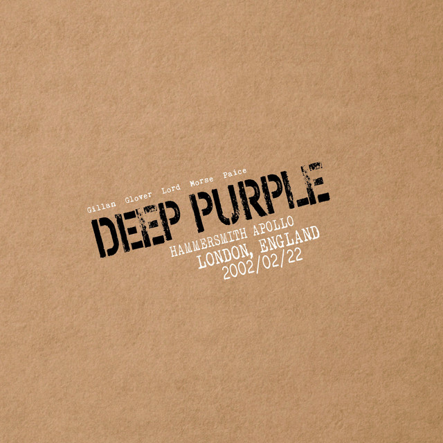 Live in London 2002 album cover