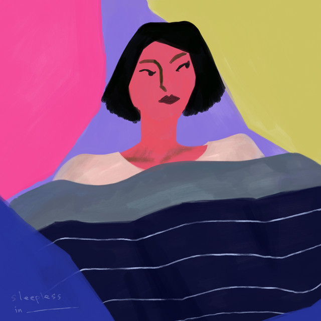 sleepless in __________ album cover
