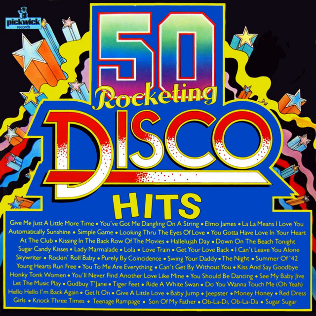 50 Rocketing Disco Hits album cover