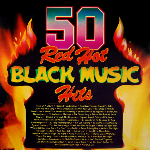 50 Red Hot Black Music Hits album cover