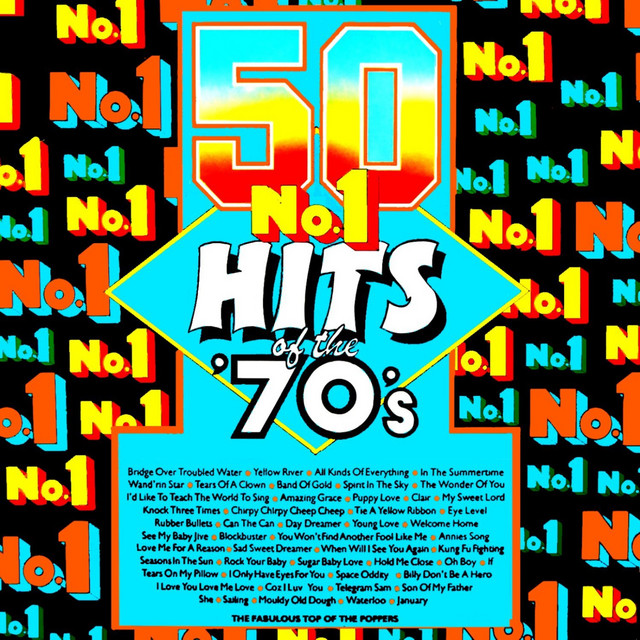 50 No.1 Hits Of The 70's album cover