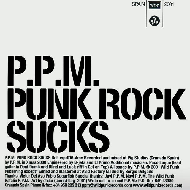 Punk Rock Sucks album cover