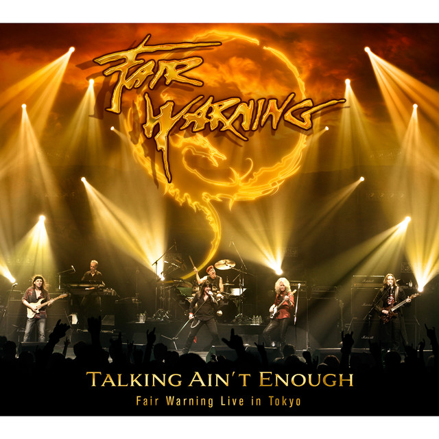 Talking Ain't Enough - Fair Warning Live in Tokyo album cover