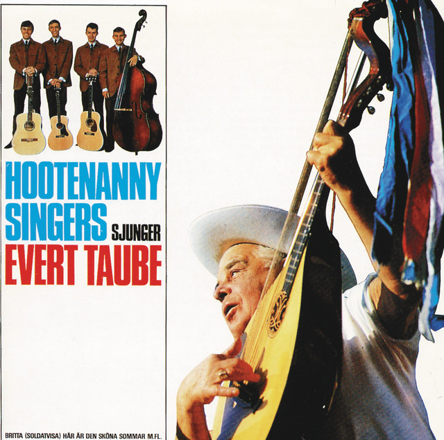 Hootenanny Singers sjunger Evert Taube album cover
