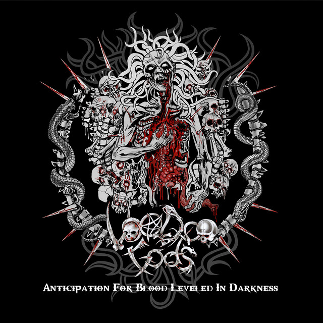 Anticipation for Blood Leveled in Darkness album cover