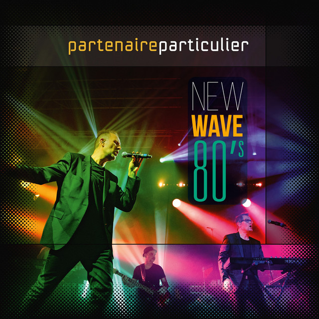 New Wave 80's album cover