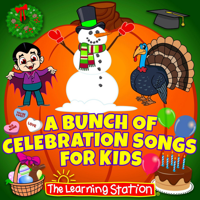 A Bunch of Celebration Songs for Kids album cover
