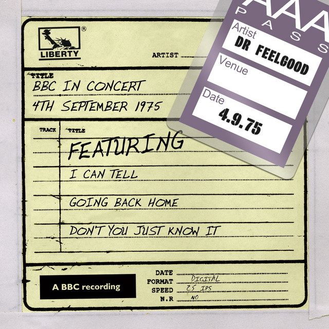 Dr Feelgood - BBC In Concert (4th September 1975) album cover