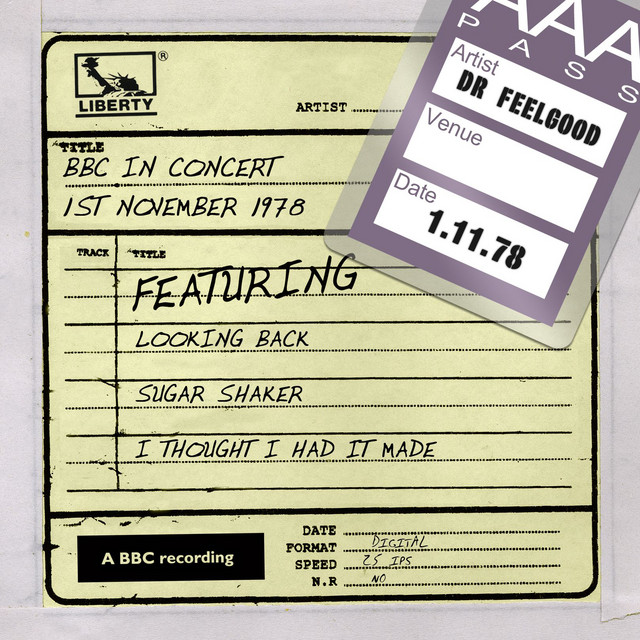Dr Feelgood - BBC In Concert (1st November 1978) album cover