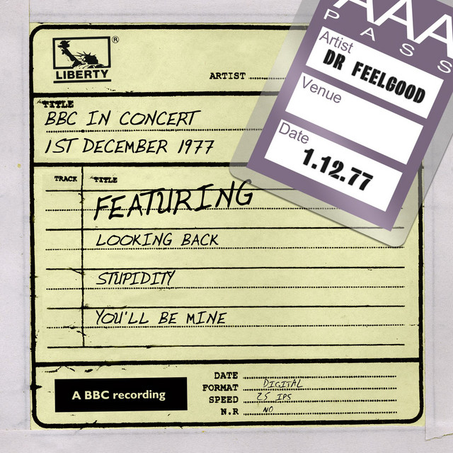 Dr Feelgood - BBC In Concert (1st December 1977) album cover