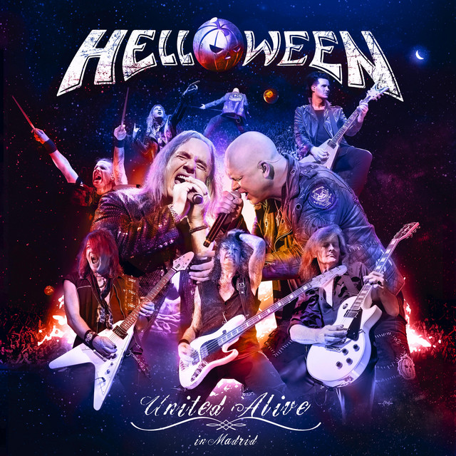 Gibson Flying V as heard on United Alive in Madrid (Live) by Helloween (2019)