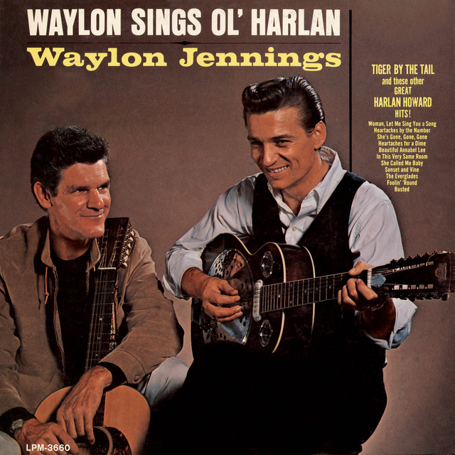 Waylon Sings Ol' Harlan album cover