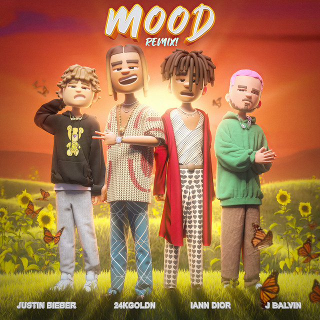 Beats by Dre Pro Headphones as heard on Mood (Remix) feat. Justin Bieber, J Balvin & iann dior by J Balvin & Justin Bieber & 24kGoldn (2020)