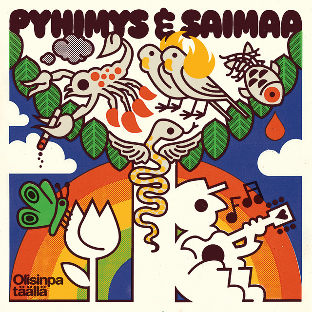 Olisinpa täällä album cover