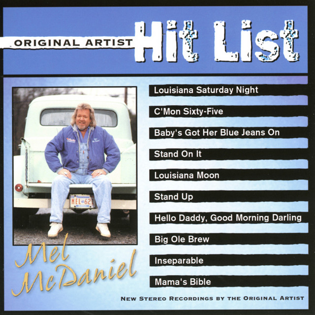 Original Artist Hit List: Mel McDaniel album cover