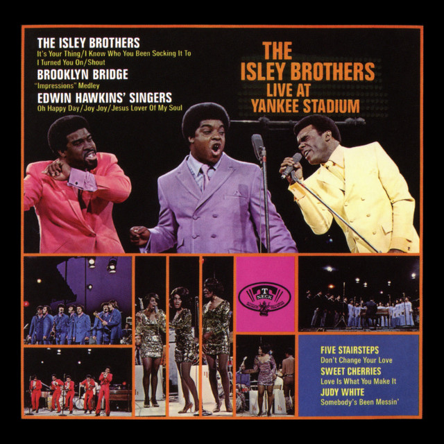 The Isley Brothers Live at Yankee Stadium album cover