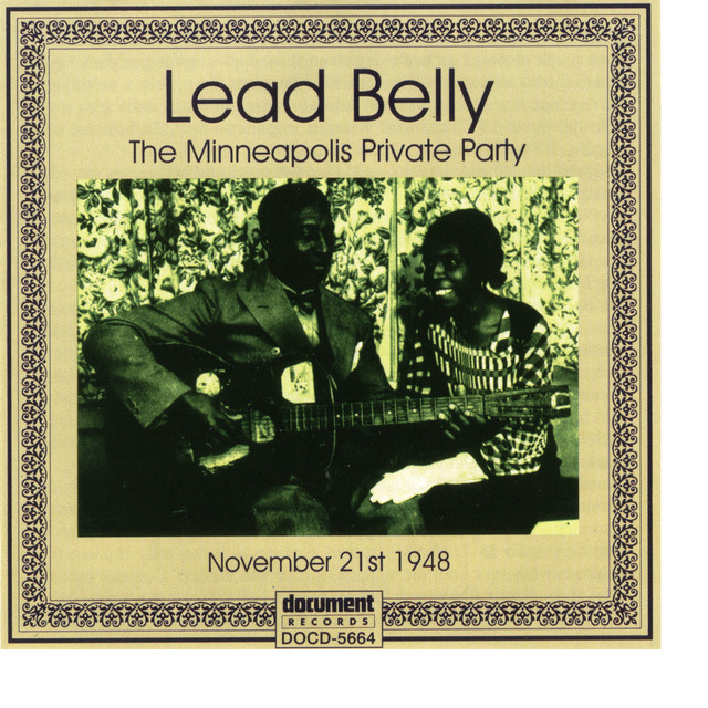 Lead Belly Private Party Minneapolis Minnesota '48 album cover