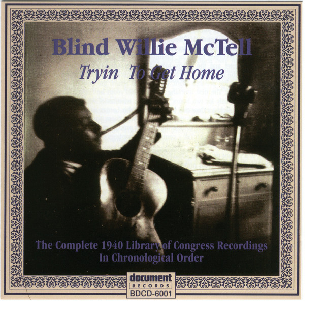 Blind Willie McTell 1940 album cover