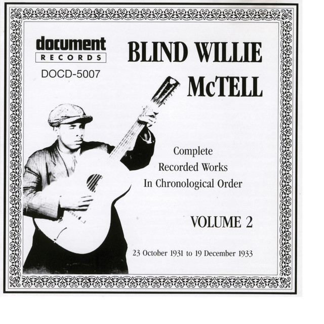 Blind Willie McTell Vol. 2 (1931 - 1933) album cover