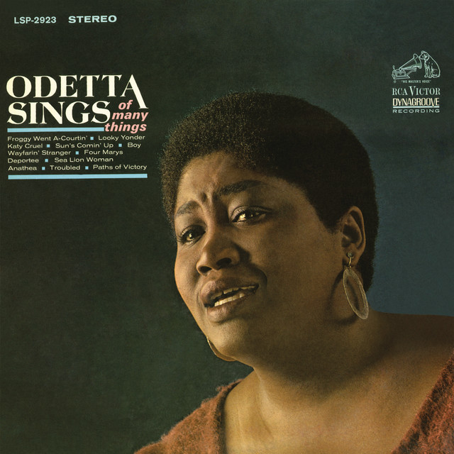 Odetta Sings of Many Things album cover