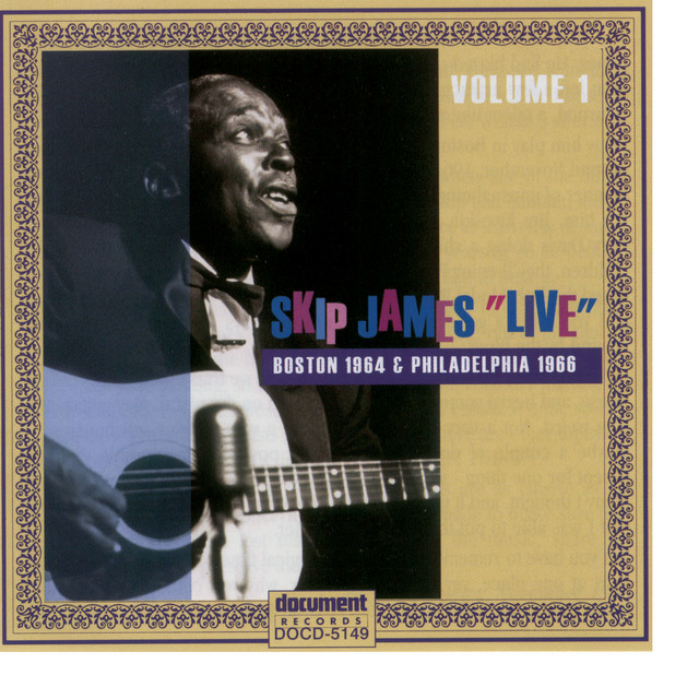 Skip James Live 1964 & 1966 album cover