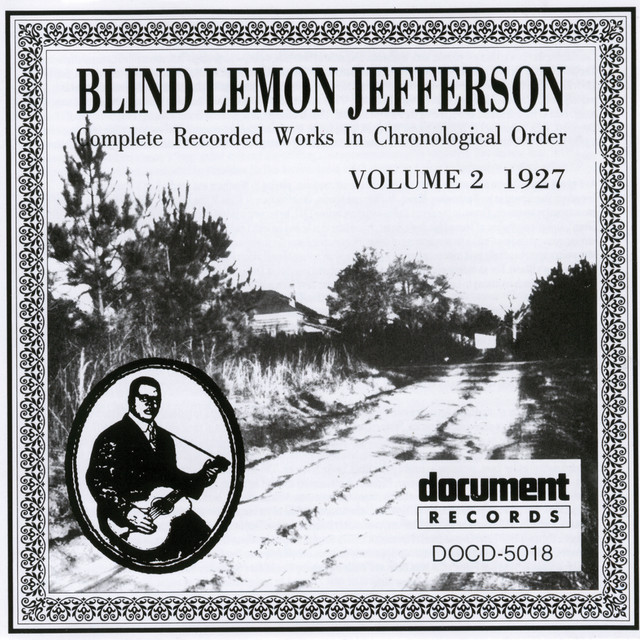 Blind Lemon Jefferson Vol. 2 (1927) album cover