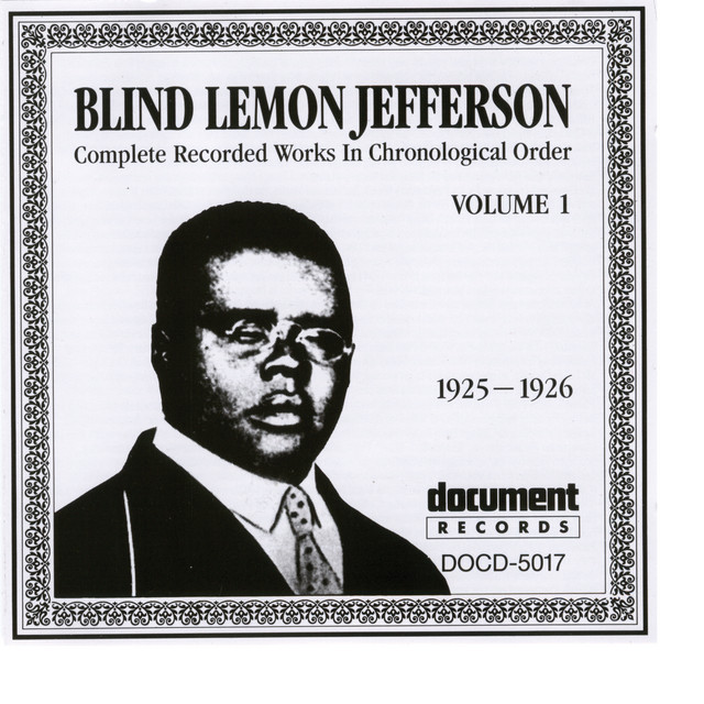 Blind Lemon Jefferson Vol. 1 (1925 - 1926) album cover