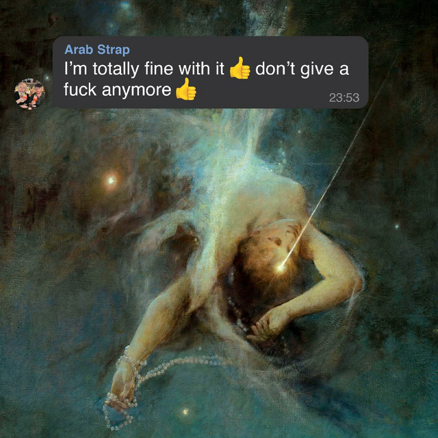 I'm totally fine with it don't give a fuck anymore album cover