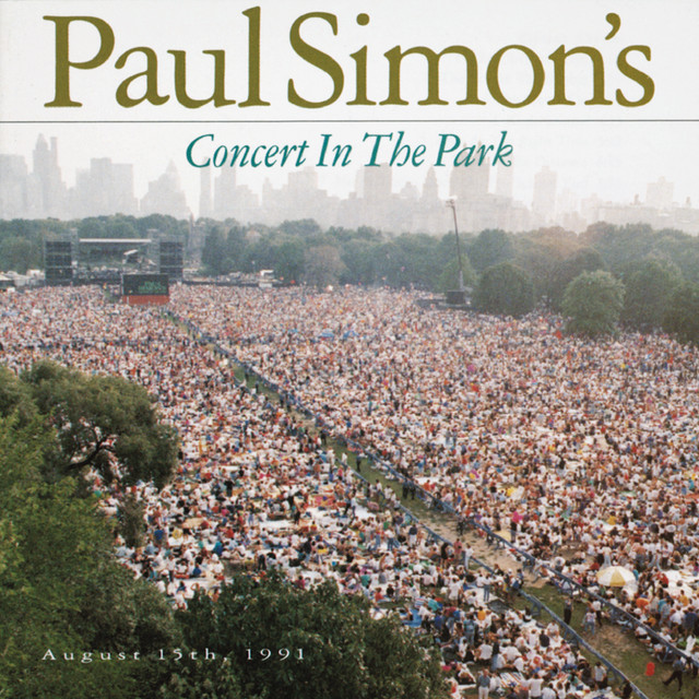 Paul Simon's Concert In The Park August 15, 1991 album cover