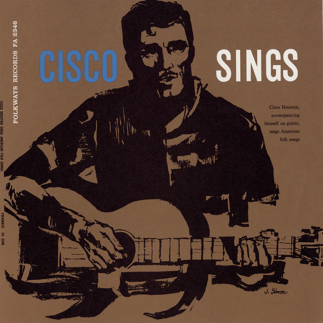 Cisco Houston Sings American Folk Songs album cover