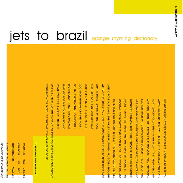 Orange Rhyming Dictionary album cover