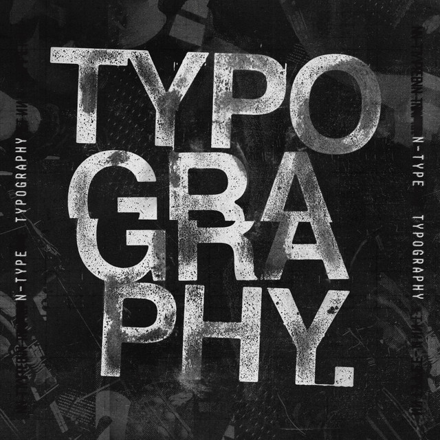 Typography album cover