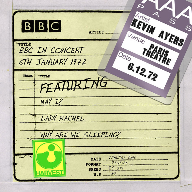 BBC In Concert [Paris Theatre, 6th January 1972] album cover