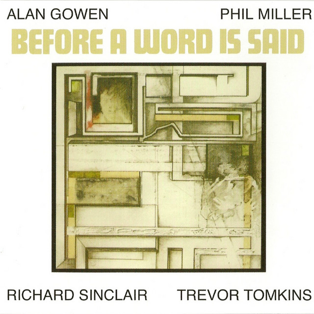 Before a Word Is Said album cover