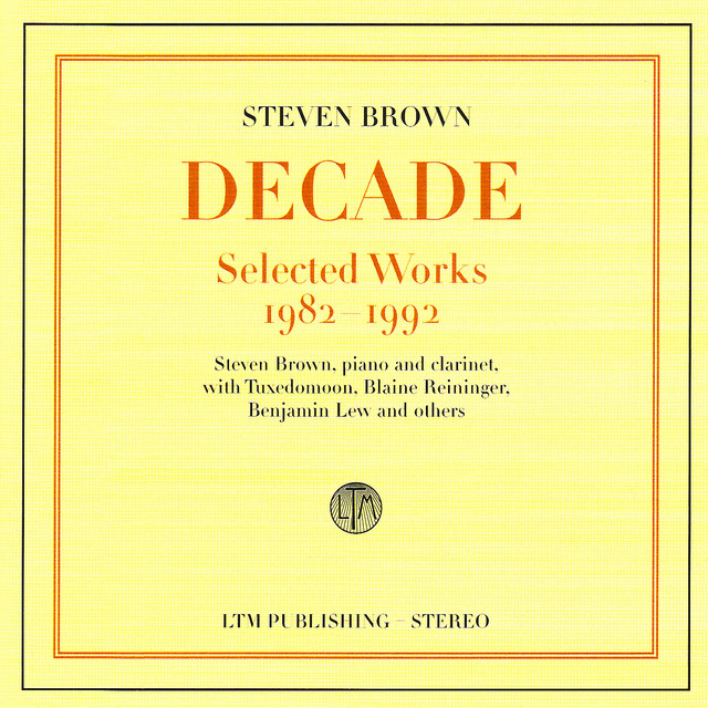Decade - Selected Works 1982-1992 album cover
