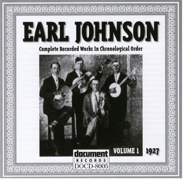 Earl Johnson Vol. 1 1927 album cover