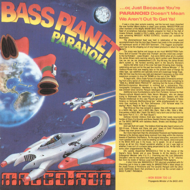 Bass Planet Paranoia album cover
