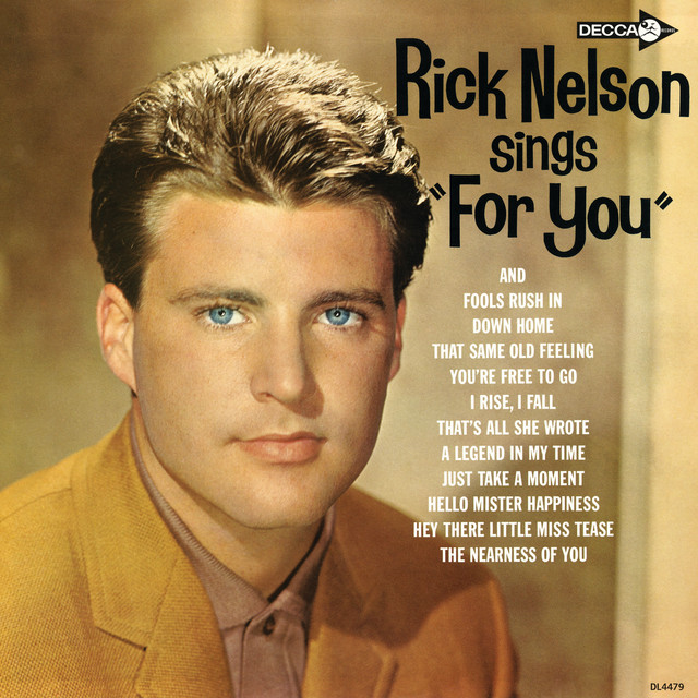 Rick Nelson Sings For You album cover