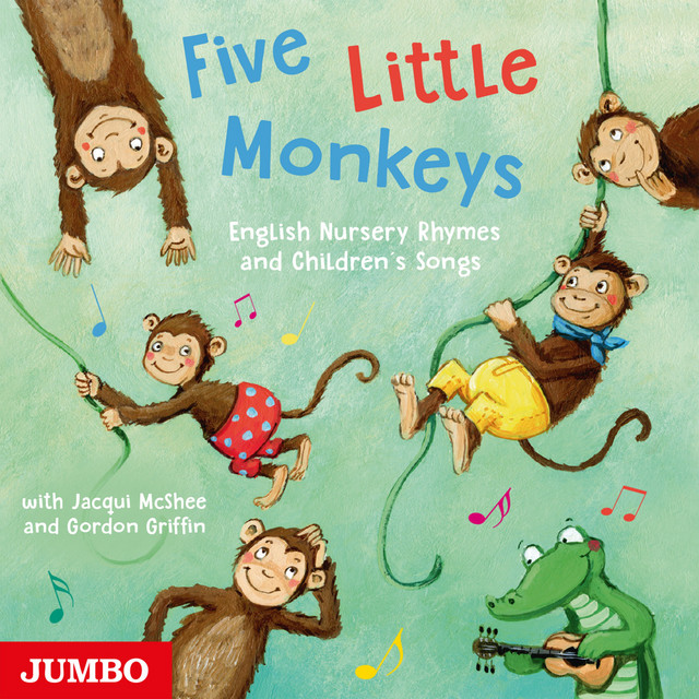 Five Little Monkeys (English Nursery Rhymes and Children's Songs) album cover