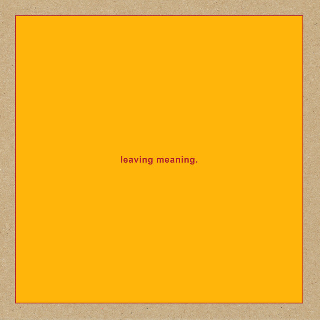 leaving meaning. album cover