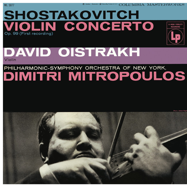 Shostakovich: Violin Concerto No. 1, Op. 99 album cover