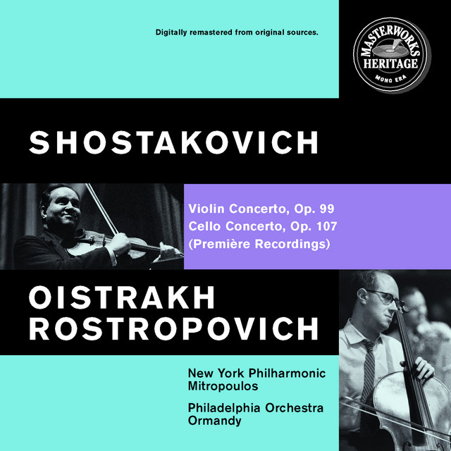 Shostakovich: Violin Concerto No. 1, Op. 77 & Cello Concerto No. 1, Op. 107 album cover