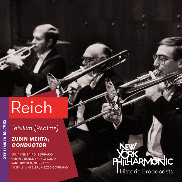 Reich: Tehillim (Psalms) (Recorded 1982) album cover