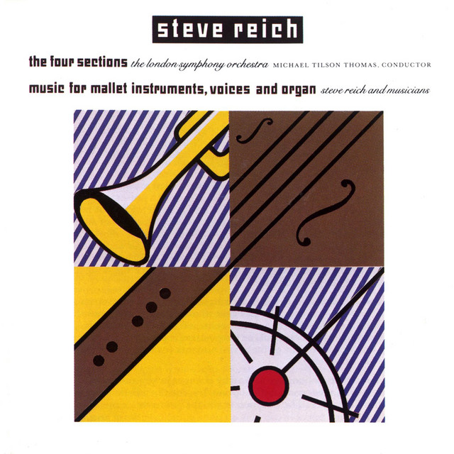 Reich: The Four Sections, Music for Mallet Instruments, Voices and Organ album cover