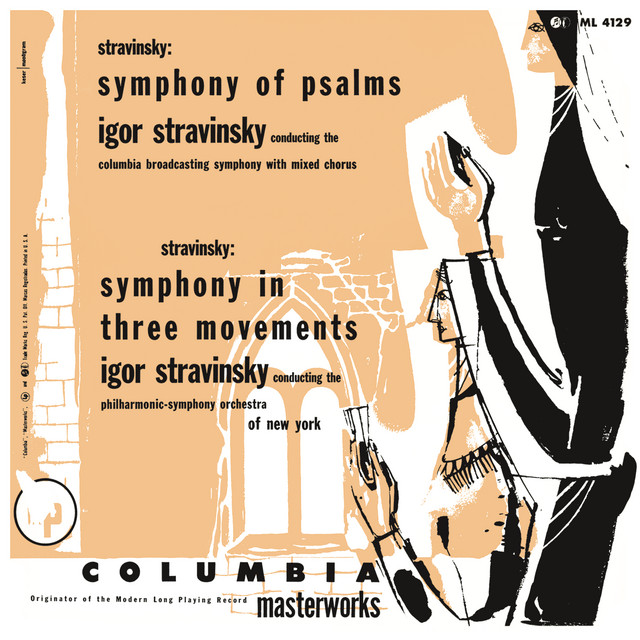 Stravinsky: Symphony of Psalms & Symphony in 3 Movements album cover